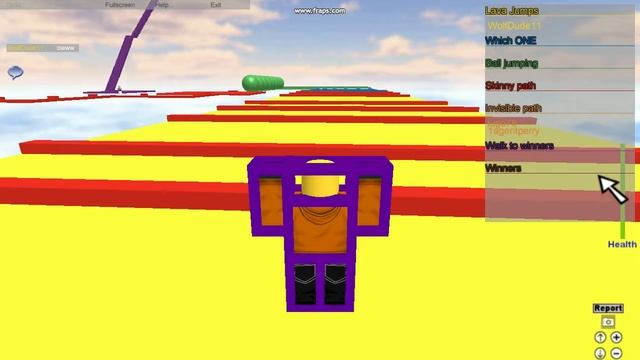 Roblox Easiest obby: lava jumps смотреть онлайн