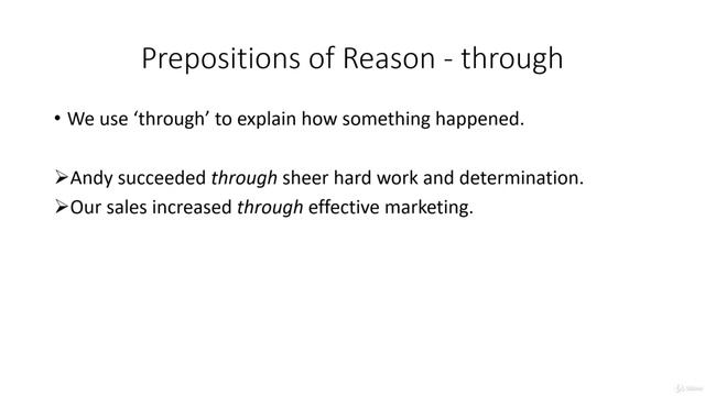 Best English Grammar Course || 5 - Prepositions of Reason смотреть онлайн