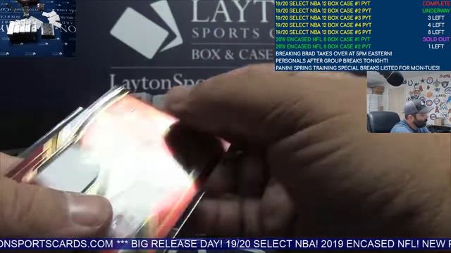 2019/20 Panini Select Basketball Hobby 12 Box Case Break #2 смотреть онлайн