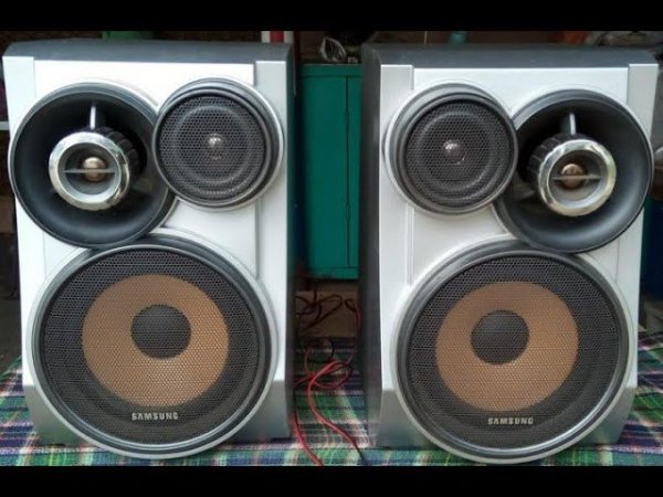 Восстановление корпусов колонок, от музыкального центра Samsung, подручными материалами.......