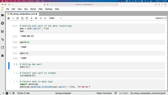 Programming Essentials Python - Predefined Functions - String Manipulation Functions смотреть онлайн