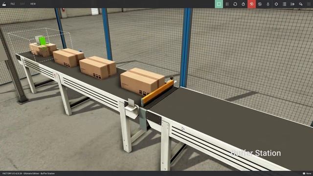 Buffer Station - FACTORY I/O Scene смотреть онлайн