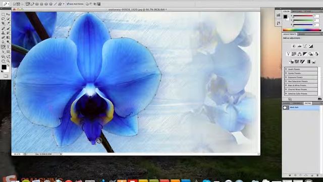 Photoshop: Creating a Vector Mask (Video 13) смотреть онлайн
