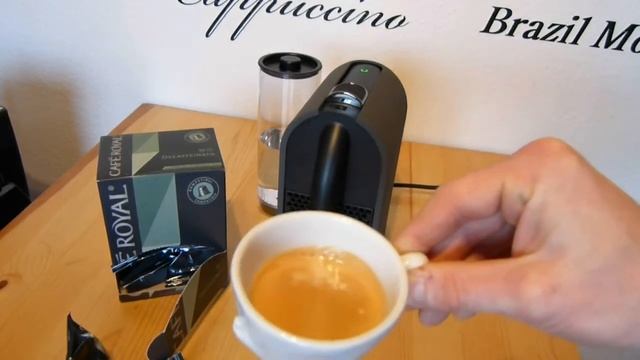 Café Royal Kaffeekapsel in Nespresso U Maschine смотреть онлайн