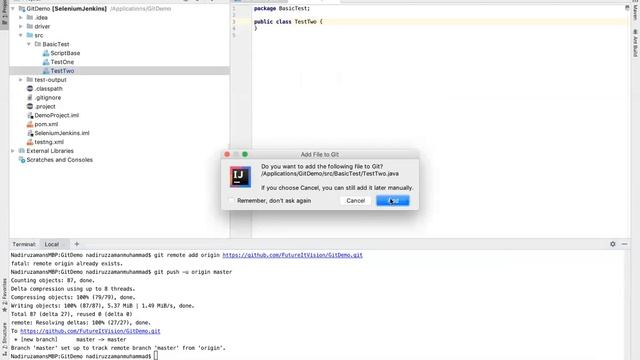 GIT with IntelliJ Part -2 смотреть онлайн