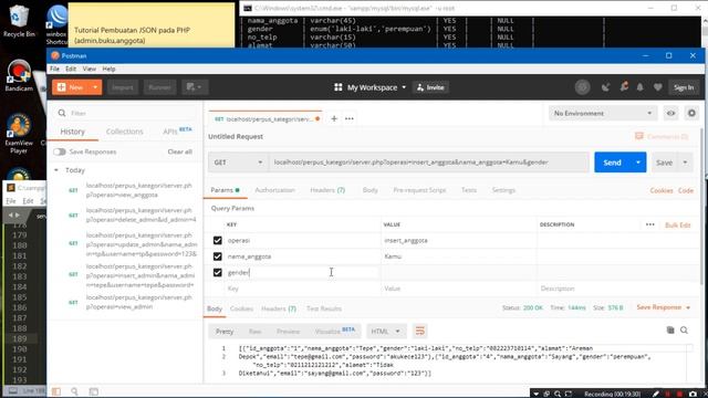 UBSI - Tutorial Pembuatan CRUD dengan JSON pada PHP Admin, Buku, Anggota смотреть онлайн