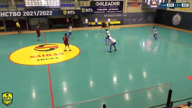 Зимнее Первенство 1 (21 - 22 гг.) Высшая лига. КТЛ 3:4 АС Astana United смотреть онлайн