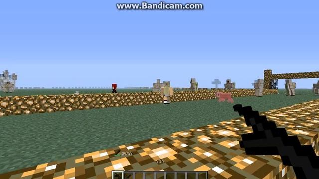 Обзор мода Flans mod!!))) смотреть онлайн