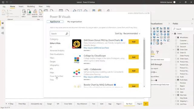 Power BI Animated Bar Race Chart Tutorial | Power BI Custom Charts | Power BI Advance Charts смотреть онлайн