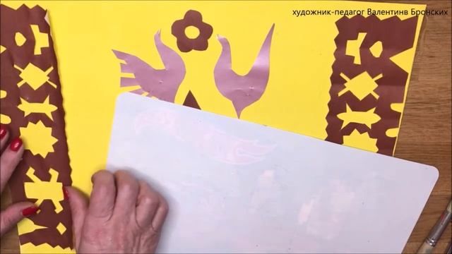 Как сделать аппликацию | Для детей 12+ #аппликация #легко смотреть онлайн