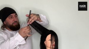 КАСКАД КРУГЛЫЕ СЛОИ НА СРЕДНЮЮ ДЛИНУ.