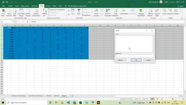 How to select,find blank(Empty) cell in ms excel and fill in hindi for beginners смотреть онлайн