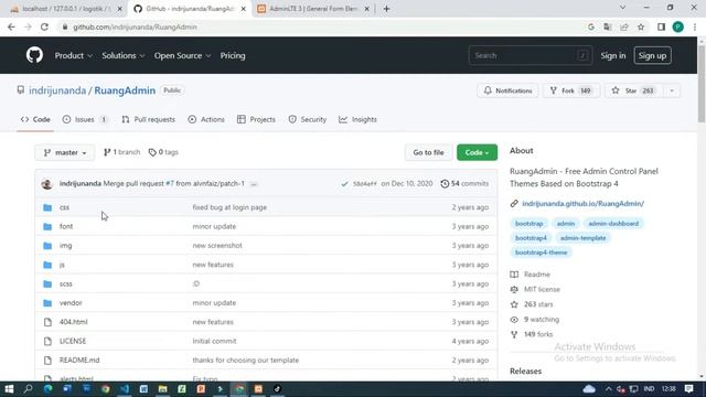 TEMPLATE ADMIN FREE UNTUK BOOTSTRAP 4 DAN 5 смотреть онлайн