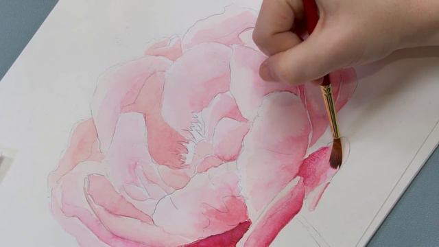 Let's Paint a Peony | Watercolor Tutorial with Sarah Cray смотреть онлайн