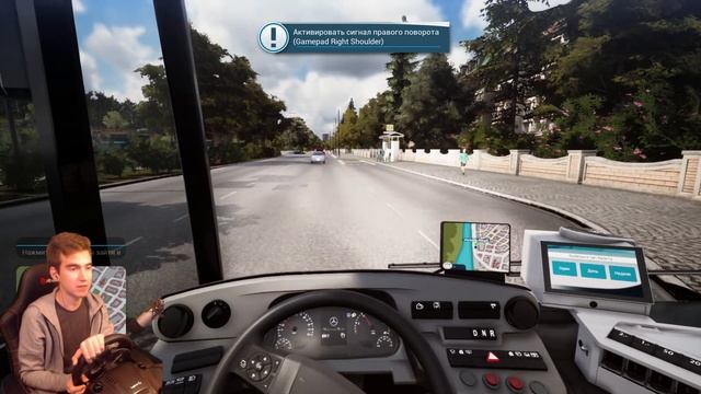 ПЕРВЫЙ РЕЙС В НОРМАЛЬНОМ СИМУЛЯТОРЕ - Bus Simulator 18 [#1] смотреть онлайн