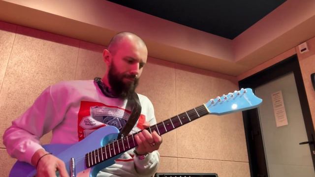 Guitar solo from new track on Silvertone 1449 model #guitarsolo смотреть онлайн