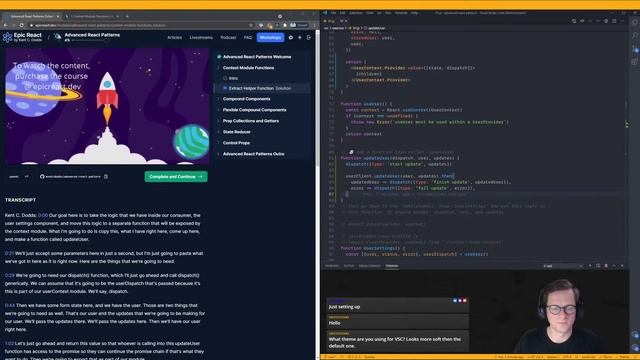 10 - Let's learn Advanced React Patterns with EpicReact.Dev! смотреть онлайн