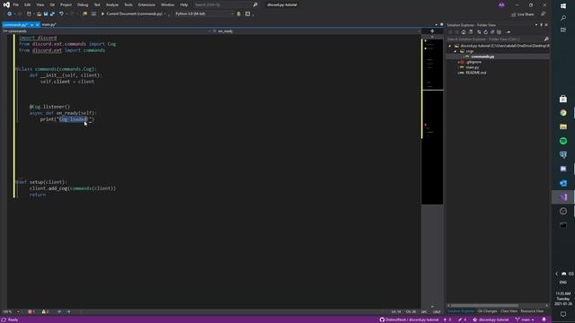 Discord.py tutorial #2 || Cogs смотреть онлайн