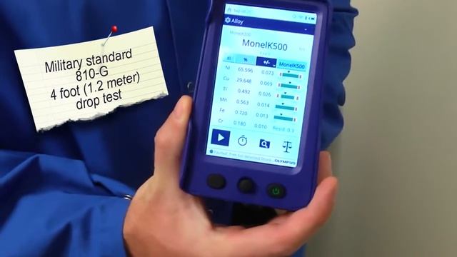 Портативный анализатор металлов и сплавов Vanta испытание на падение с высоты смотреть онлайн