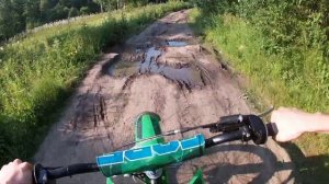 ПАКАТУШКИ НА ПИТБАЙКЕ ПО ГРЯЗИ / sssr core 125  [GoPro]