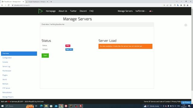 НОВЫЙ ЛУЧШИЙ БЕСПЛАТНЫЙ ХОСТИНГ MINECRAFT | ЗАМЕНА ATERNOS | PloudOs - Minecraft Hosting