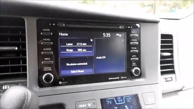 2018 Toyota Sienna LE startup, engine and in-depth tour смотреть онлайн