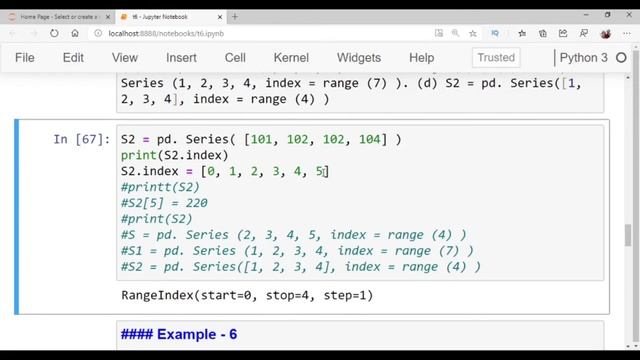 Some problems with their solutions based on python series object. смотреть онлайн