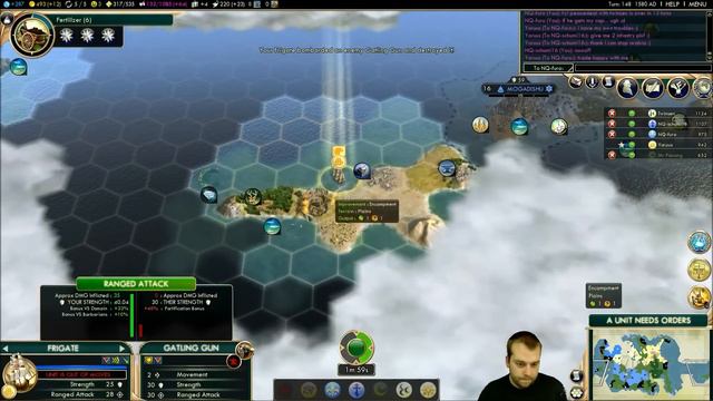 MP 061 Part 7/11:Assyria (Civilization V Brave New World 6 Player Free For All) Gameplay/Commentary смотреть онлайн