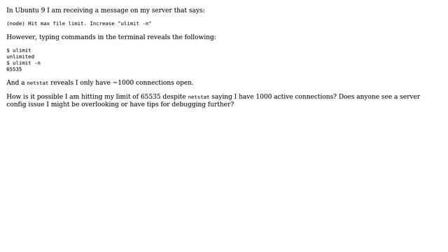 DevOps & SysAdmins: (node) Hit max file limit. Increase "ulimit -n" (2 Solutions!!) смотреть онлайн