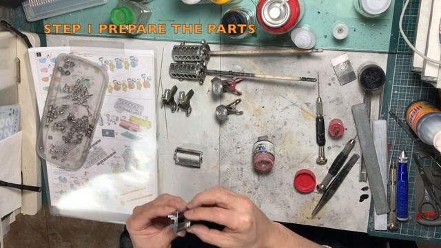 Building MFH 1/12 Ferrari 166MM 1949 Le Mans 24H : Step 1 - Prepare the Parts - Part 2 смотреть онлайн