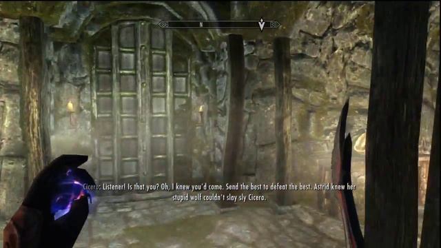 Skyrim - Doing the dark brotherhood as a vampire. EP11 taking care of Cicero смотреть онлайн