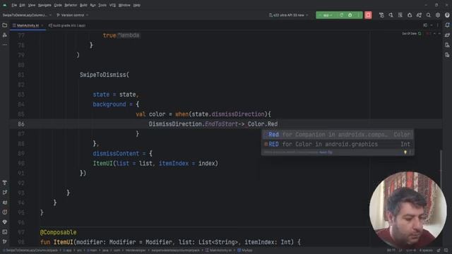 LazyColumn Swipe to delete + background ICON - Android Jetpack Compose смотреть онлайн