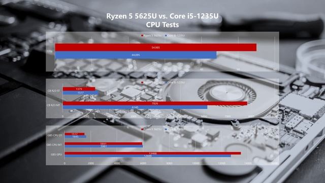 Core i5-1235U vs. Ryzen 5 5625U - Which is best for gaming and general use? смотреть онлайн