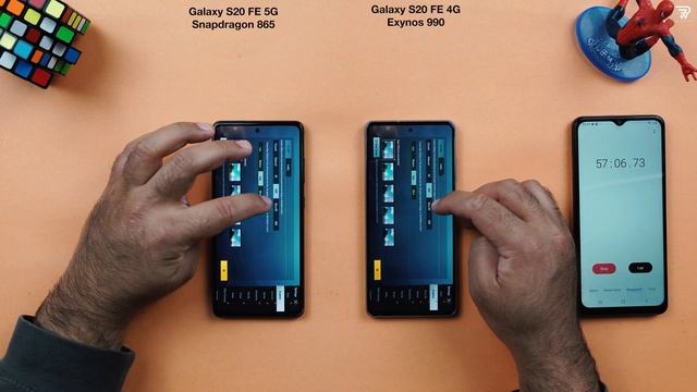 Samsung Galaxy S20 FE 5G Vs S20 FE Exynos Comparison - Camera & Speed Test