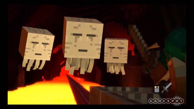 Cart Ride Gameplay - Minecraft: Story Mode **SPOILER ALERT** смотреть онлайн