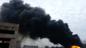Снова в Новомосковске горит завод "КИАЗ"