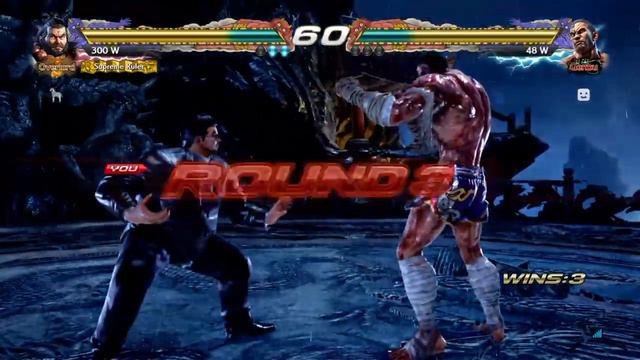 Tekken 7 Fahkumram Destroy Harada (Ganryu) Rank Match 4