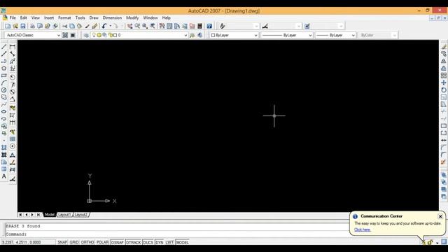 AutoCAD 2007 TUTORIALS -9- Erase смотреть онлайн