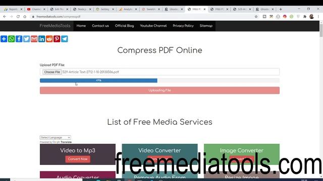 Node.js Express Script to Compress PDF Online to Smaller Size Using GhostScript Library Full Projec смотреть онлайн