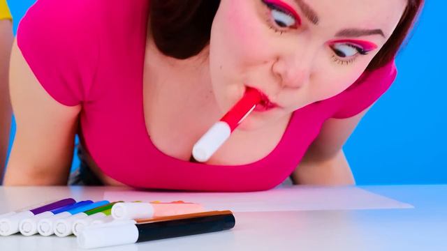 Геометрический Челлендж с Едой | Смешные Ситуации с Едой с 4Teen Challenge смотреть онлайн