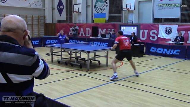 Liam Pitchford - Jaroslav Zhmudenko at ETTU Cup quarterfinal 2019-01-27 Жмуденко - Питчфорд смотреть онлайн