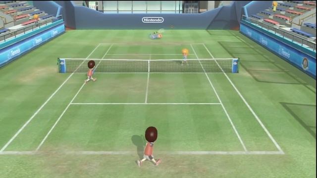 "Nintendo Wii U" - Wii Sports Club Tennis Gameplay! смотреть онлайн