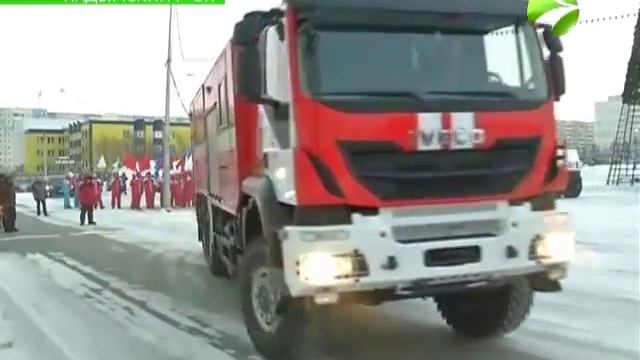 Сегодня из Надыма отравился необычный автопробег смотреть онлайн