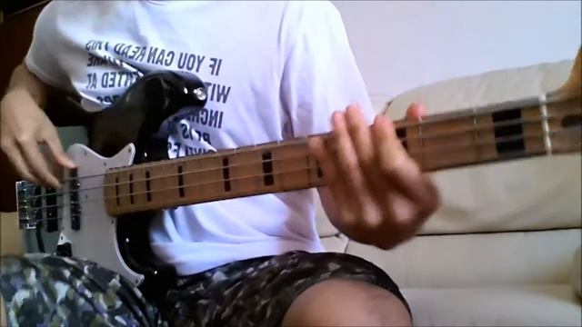 Counting Crows - Accidentally in Love (bass cover + full tabs at the end of the song) смотреть онлайн
