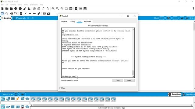 Reset Config - Cisco Packet Tracer смотреть онлайн