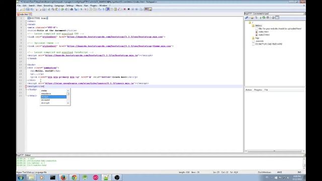 Set up bootstrap and jquery in two minutes смотреть онлайн