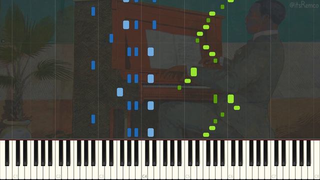 Scott Joplin - The Ragtime Dance 1906 (Ragtime Piano Synthesia + metronome) смотреть онлайн