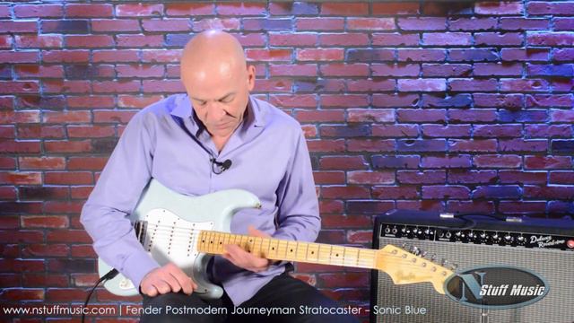Fender Postmodern Journeyman Stratocaster - Sonic Blue | N Stuff Music смотреть онлайн