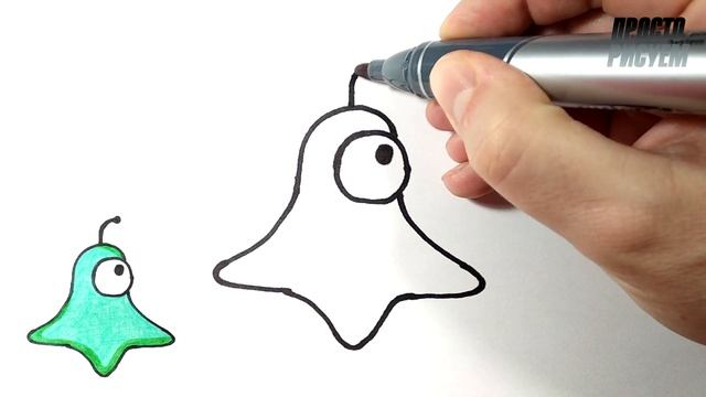 Как нарисовать МОЗГОВОГО СЛИЗНЯ, Питомец АМОНГ АС смотреть онлайн