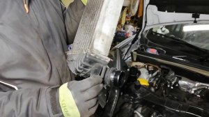 Снятие и установка генератора (и переднего бампера) на Рено Кенго 3 1.5 dCi / Renault Kangoo.